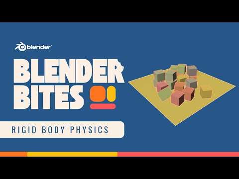 Blender Rigid Body Physics Beginner Tutorial (Realistic Collisions & Gravity)