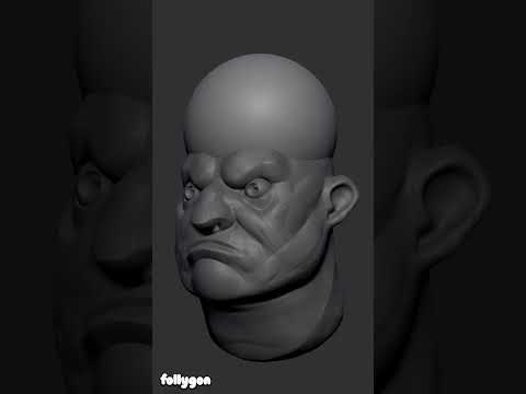 This Character Practically Sculpted Itself