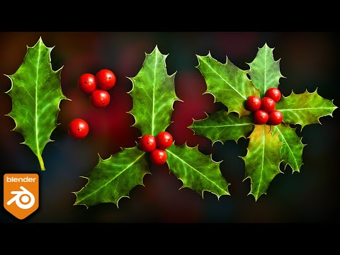 How to Make Christmas Holly Berries 🎄 (Blender Tutorial)