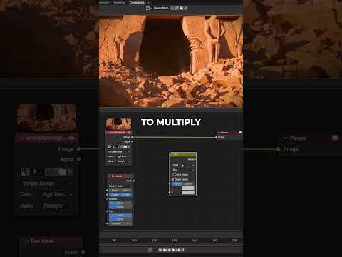 Create a Letterboxing Effect in Blender Compositor #b3d #blender3d #compositing