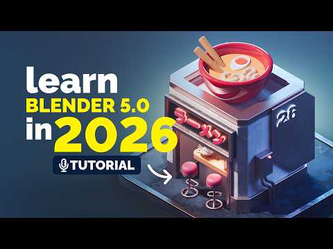 2026 Blender 5.0 Beginner Tutorial