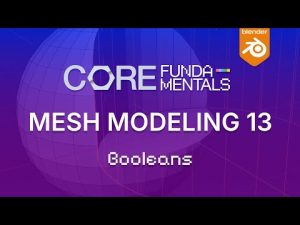 Using the Boolean Modifier in Blender | Mesh Modeling Fundamentals ...
