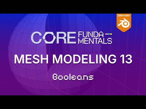 Using the Boolean Modifier in Blender | Mesh Modeling Fundamentals