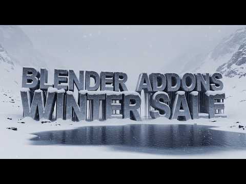 blender winter sale is here with amazing addons