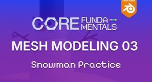 Modeling a Snowman in Blender | 3D Modeling Fundamentals (Beginner)