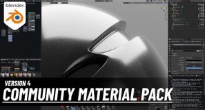 Now Available: Community Material Pack V4 for Blender!