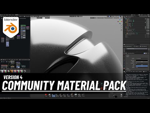 Now Available: Community Material Pack V4 for Blender!