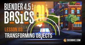 Transforming Objects in Blender – BLENDER 4.5 BASICS (part 3)