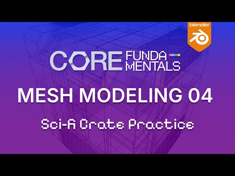 Modeling a Sci-Fi Crate in Blender | Box Modeling Fundamentals