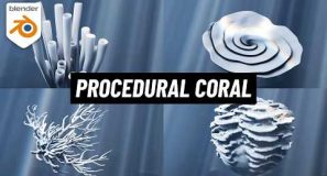 NEW: Procedural Coral for Blender!