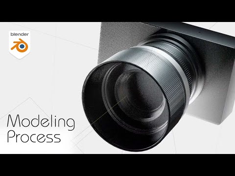 Blender 3D Modeling Live: Sigma Camera (Full Process)