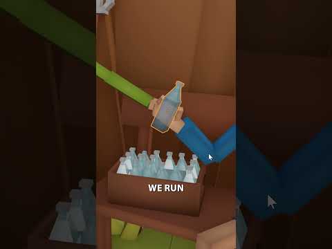 How you can hand an object from one character to another in Blender #b3d #blender3d