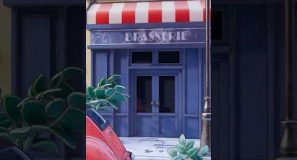 Store front made in Blender