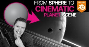 Make a Planet Scene in Blender (Under 1 Hour)