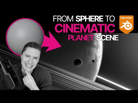 Make a Planet Scene in Blender (Under 1 Hour)
