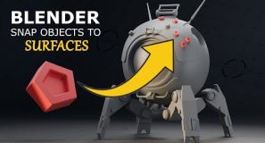 How to Snap Objects To Surfaces  | Beginners Blender Tutorial