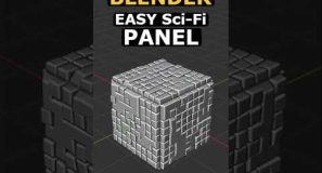 Blender – SciFi pane – Quick Tips #3d #blender #tutorial