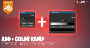 OP blender node combinations Add and color ramp