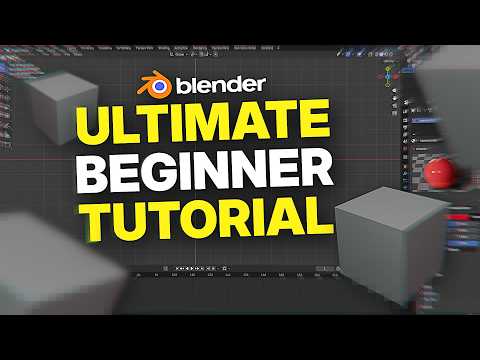 How to Learn Blender – Ultimate Easy Blender Beginners Tutorial / Tips