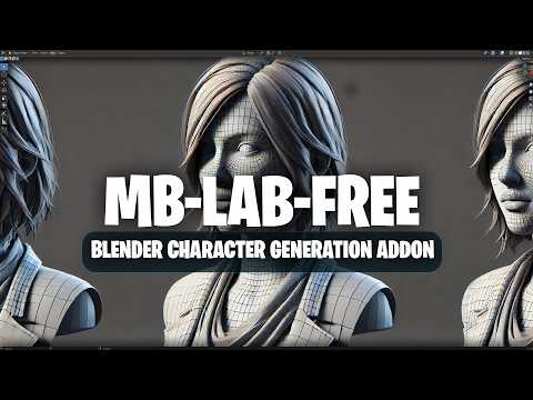 Free Blender character generator Addon