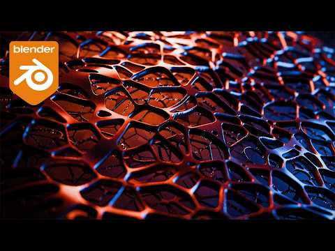 Blender Tutorial – Voronoi Mesh in Geometry Nodes – 3 Different Methods