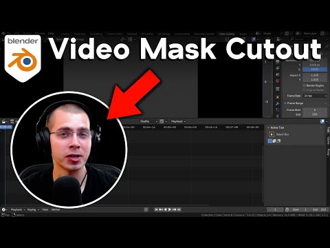 Cutout a Video with a Custom Mask (Blender Video Editing)
