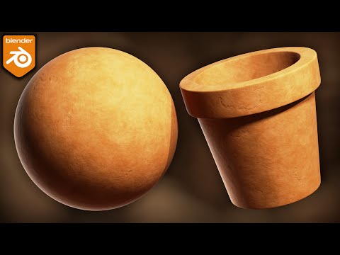 Procedural Dry Clay Material (Blender Tutorial)