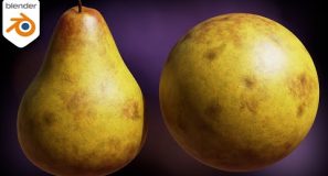 Procedural Pear Material🍐(Blender Tutorial)