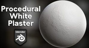 Procedural White Plaster Material (Blender Tutorial)