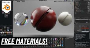 New: Free Materials for Blender!