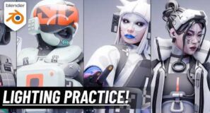 Experimenting with Lighting in Blender!