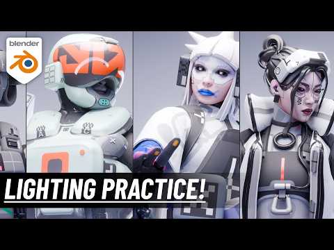 Experimenting with Lighting in Blender!