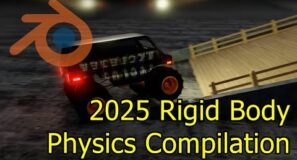 2025 Rigid Body Physics Blender Compilation With SoundFX