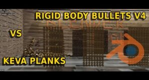Bullets vs Keva Planks Version 4 Blender