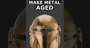 Blender: Make Metal Look Old #3dmodeling #3d #blender #blender3d