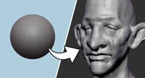 I Sculpted This Character Head in Just 13 Minutes—Starting from a Sphere (Real Time)