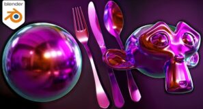 Procedural Iridescent Metal Material (Blender Tutorial)