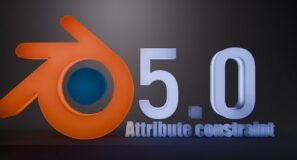 How to use the New Geometry Attribute Constrain in blender 50