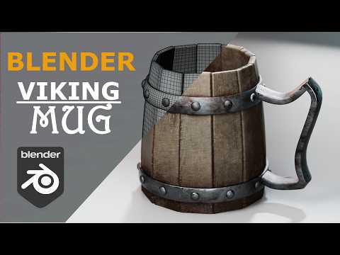 Blender | Viking Mug Beginner Tutorial | EASY