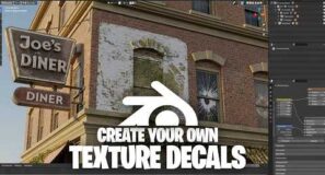 Creating texture decals in blender the easy way