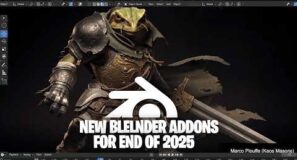 New end of 2025 blender addons