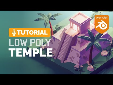 Blender Low Poly Temple Tutorial | Polygon Runway