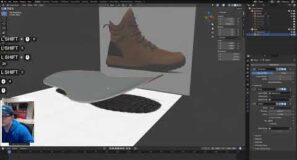 Modeling a Trail Shoe in Blender (Live Product Modeling)
