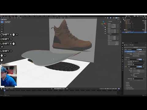 Modeling a Trail Shoe in Blender (Live Product Modeling)
