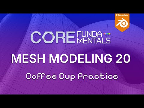 Modeling a Coffee Cup in Blender | Subdivision Surface Fundamentals