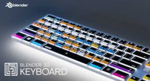 Modeling the LogicKeyboard Blender Titan with Blender