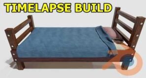 Timelapse Build Bed Blanket Pillow & Pillow Case Blender