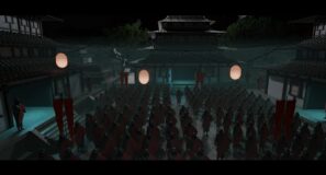 🔴 blender live  – creating a Japanese ninja training camp concept art in blender