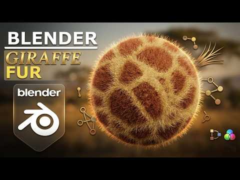 Blender | Giraffe Fur | Beginner Tutorial