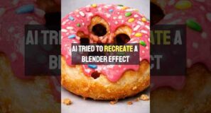 AI Tried to Recreate a Blender Donut